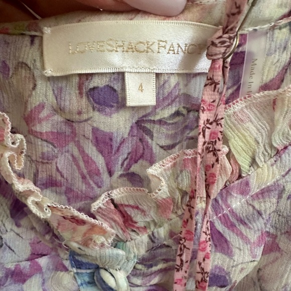 LOVESHACKFANCY BRYANT TOP SIZE 4 - Picture 2 of 5